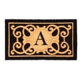thumbnail image 2 of Evergreen Debossed Monogram Letter L Coir Mat, 16 x 28 inches, 2 of 2