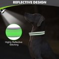 thumbnail image 4 of HAHDAXIA Neoprene Padded Dog Collar for Extra Large Dogs, 11 Colors, Reflective Wide Pet Collars with Durable Metal Belt Buckle, Adjustable Heavy Duty Nylon Dog Collar, Green, 4 of 6
