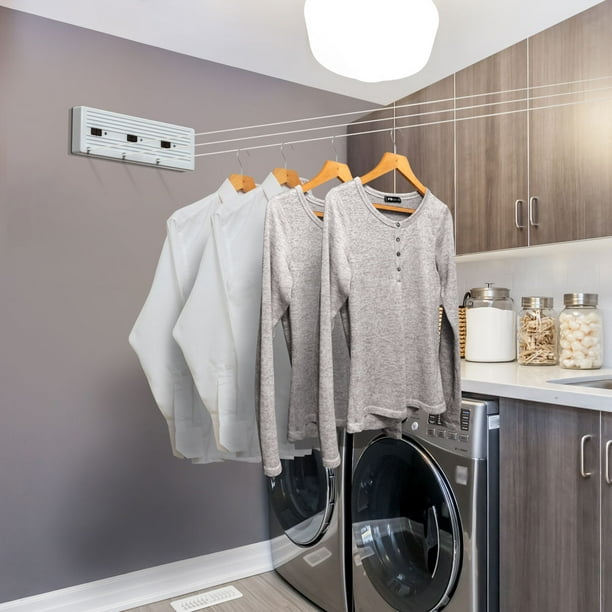 Tender Ropa Tendedero Ropa Colgante Tender Ropa Retractil Tendedero De Ropa  Plegable De Pared