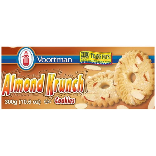 Voortman Almond Crunch Cookies, 10.6 Oz.