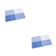 thumbnail image 1 of Manteles individuales Wosthever multicolores Estilo simple Impermeable Aislamiento térmico Cocina Azul 2Conjunto, 1 of 6