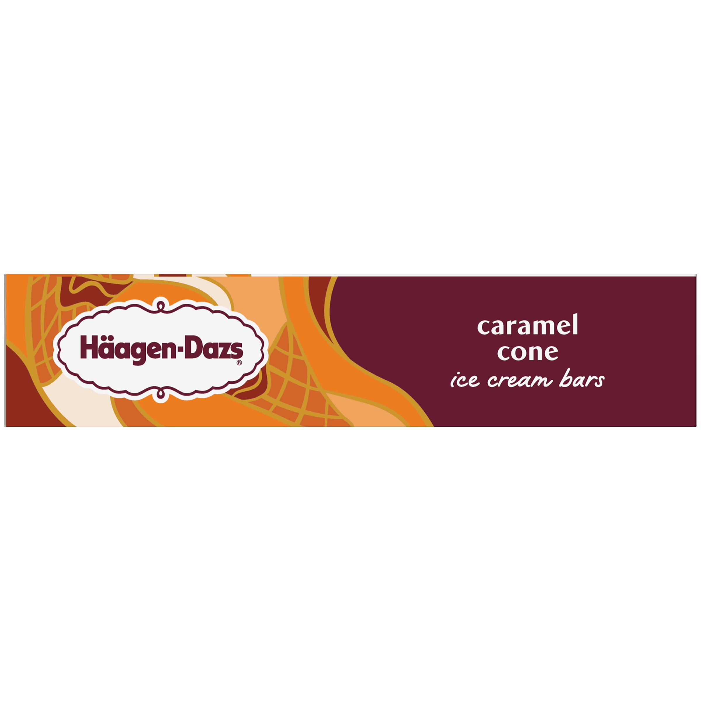 HAAGEN-DAZS Caramel Cone Ice Cream Bars 3 ct Box