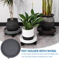 thumbnail image 4 of EeaseCA Heavy Duty Plant Caddy Practical Rolling Plant Stand Useful Flower Pot Trolley, 4 of 8