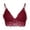 Wine, variant on XMMSWDLA Lace Deep V Bra, Wireless Bralette for Women Sports Bras for Women Yoga Bras for Women
