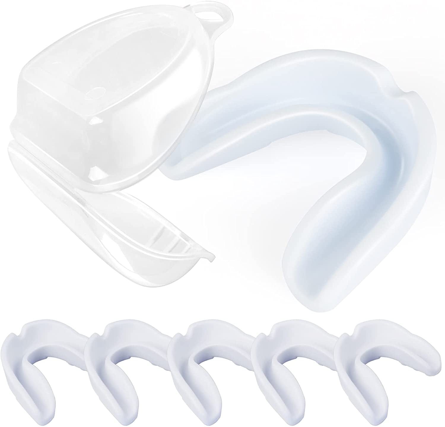 Vanmor 6 Pack Youth Mouth Guard Sports Mouthguard for Kids Double