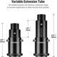thumbnail image 2 of 1.25 Variable Telescope Camera Adapter 1.25" Extension Tube Kit- Compatible With Nikon Dslr Cameras Telescope Eyepiece For Prime Focus And Eyepi, 2 of 5