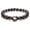Black Bead Cat Face, variant on Leander Money Attraction Cat Bracelet, Black Obsidian Stone Bead Stretch Bracelet for Women, Wealth Prosperity Feng Shui Spiritual Protection Jewelry Gift