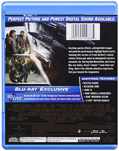 Dune [Blu-ray], Feature,Sci Fi,Drama, Science Fiction, Thriller, Independent, Thriller, Independent, Science Fiction