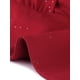 thumbnail image 5 of Vestido Bodycon Ruched INSPIRE CHIC para mujer, con cuello halter atado, espalda descubierta y brillante, color rojo M, 5 of 6