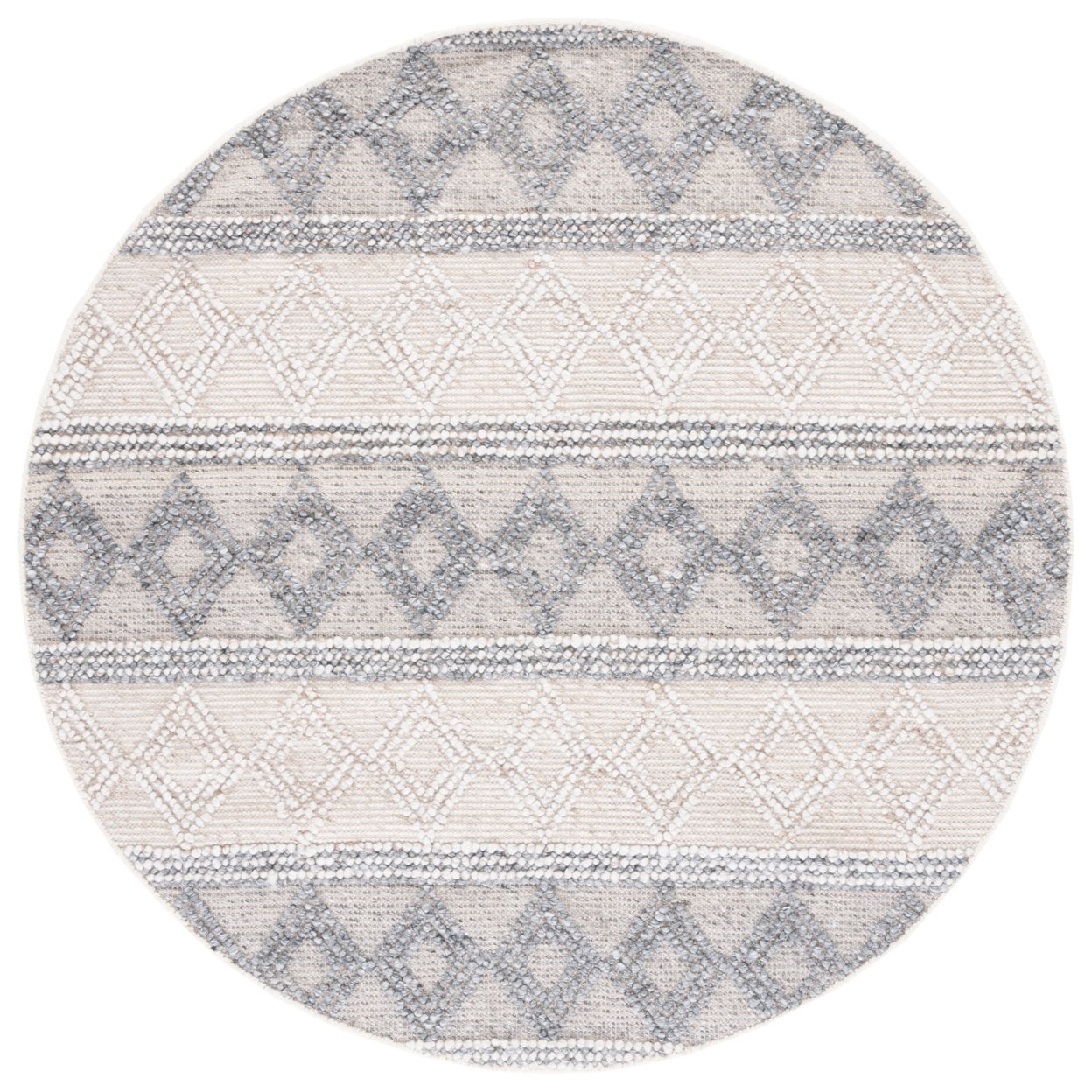 SAFAVIEH Natura Andrina Southwestern Area Rug, Ivory/Grey, 4' x 6'