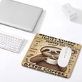 thumbnail image 4 of 10x12 IN Mouse Pad - Sloth With Coffee, Non-Slip Base, Perfect for Computer, Gaming, or Travel, Ideal for Kids and Girls on Birthdays, 4 of 8