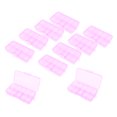 thumbnail image 1 of Caja Portátil Divisores De Joyería Organizadores De Plástico Recipientes De Almacenamiento Para Pequeñas Joyas Manualidades DIY Suministros D Rosado Macarena caja del divisor de la joyería, 1 of 8