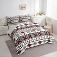 thumbnail image 3 of Castle Fairy Southwestern Aztec 7-Piece Full Bohemian Animal Deer Reversible Hippie Bedding Set, 3 of 8