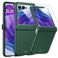thumbnail image 1 of Oupeigar para Motorola Razr 50 2025 Ultra Funda de Teléfono, con Protección de Bisagra, Protector de Pantalla, Funda de Teléfono de Cuerpo Completo Resistente Antiarañazos a Prueba de Golpes - Verde, 1 of 10