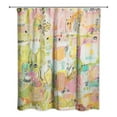 thumbnail image 2 of Creative Products Pastel Garden Shower Curtain, 2 of 7