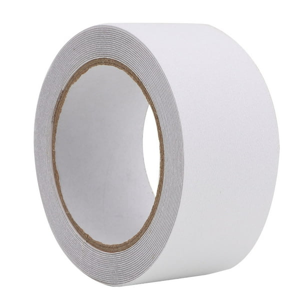 Cinta antideslizante de goma PEVA/PU para escalones de piso, tira de seguridad abrasiva antideslizante de 5 m (transparente)
