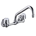 thumbnail image 1 of Llave Mezcladora Agua Fregadero O Tarja De Cocina Alfa  Cromada Acero Inoxidable de Empotrar, 1 of 2