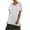 White, variant on Kcolen Womens Summer Tops Cap Sleeve V Neck Short Sleeve Summer Relaxed Fit Solid Color Tee Shirts Women Blouses Spring Tops,Red