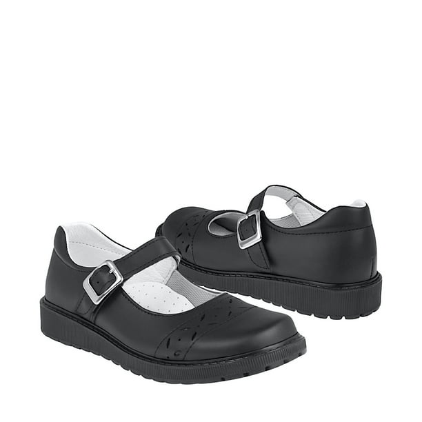 ZAPATOS ESCOLARES NIÑA DOMINIQ 1461 SIMIPIEL NEGRO
