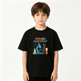 thumbnail image 2 of Future Scientist Boys Graphic Tee, Science Microscope DNA 100% Cotton Kids Short Sleeve T-Shirt, 2 of 5