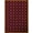 Multi-color, variant on Joy Carpets Any Day Matinee Walk of Fame 7'8" x 10'9" Area Rug in Color Burgundy