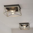 thumbnail image 3 of Progress Lighting P350039-143 Briarwood Two-Light Flush Mount, Graphite, 3 of 6