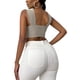 thumbnail image 3 of Txlixc Mujeres Cross Wrap Crop Tops, Adultos Verano Sin Mangas Recorte Tank Tops Txlixc Sexy, 3 of 7