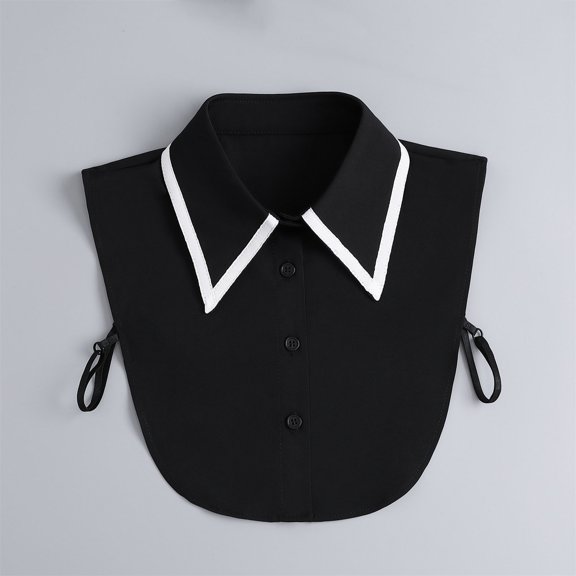 Seductiva Detachable Collar Fake Collar Detachable Women's Fashion Neck Hoodie Sweater Shirt Collar Half Shirts Round for Women Outfits