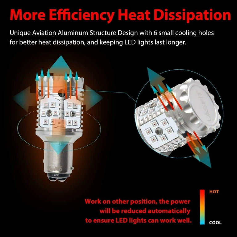 1157 2057 CANBUS Error Free LED Turn Signal Light Bulb