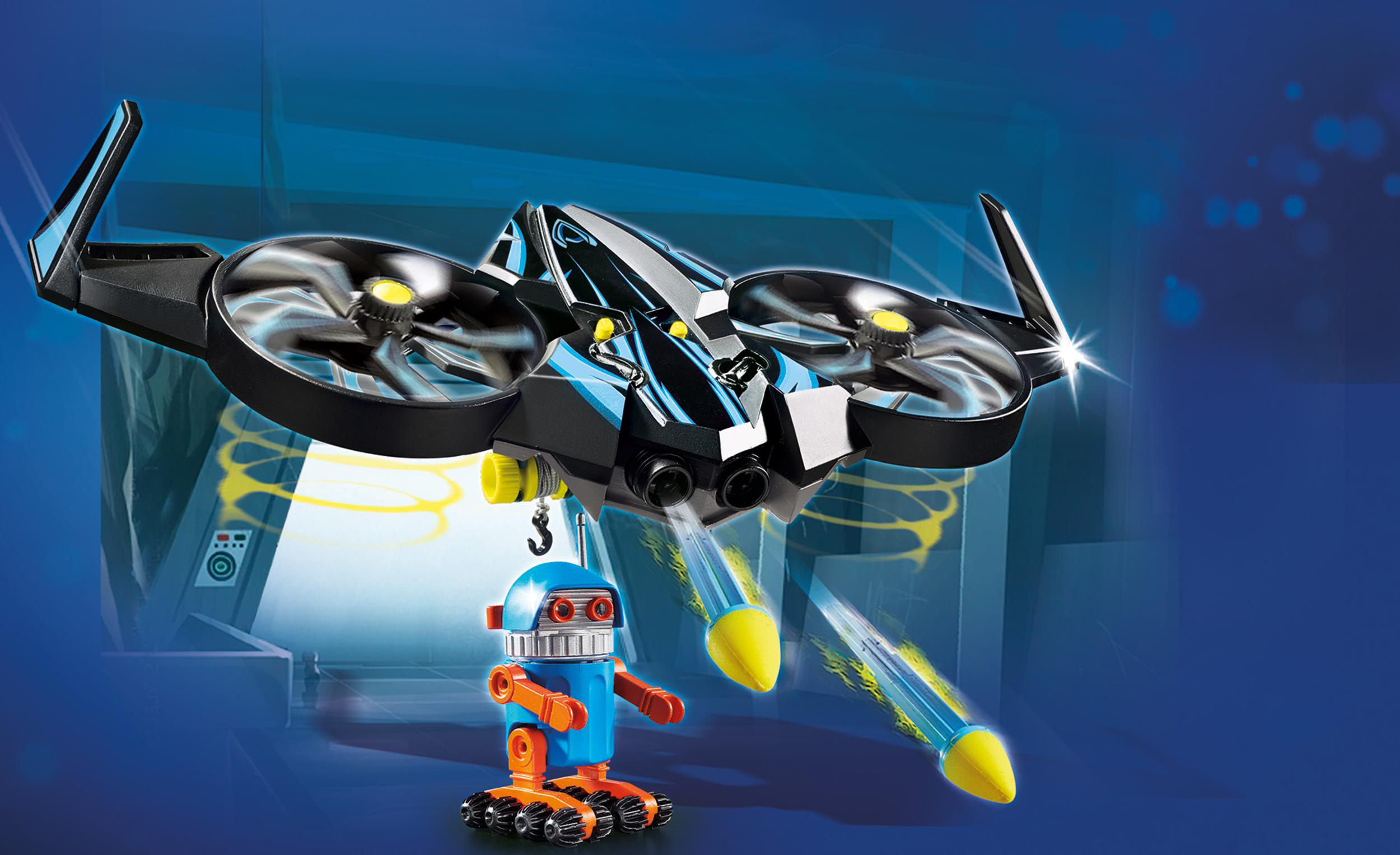 PLAYMOBIL THE MOVIE Robotitron with Drone - image 3 of 5