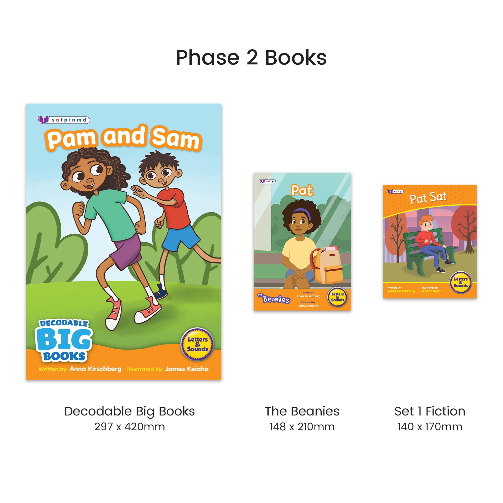 6 XL Decodable Fiction Big Books for Classrooms