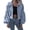 Light Blue, variant on Vedolay Zip Up Jacket Womens 2023 Fall Blazer Jacket Cardigan Ribbed Jacket Outwear Green,S