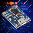thumbnail image 3 of Newly Upgraded Version 2 PACKS LOT TP4056 1A Lipo Battery Charging Board Charger Module lithium battery DIY MICRO Port Mike USB Input Voltage 4.5V - 5.5V Blue, 3 of 7
