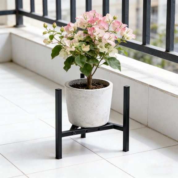 Kieccall Flower Pot Plant Stand Rack Heavy Duty Indoor Outdoor for Patio Living Room Garden Office Decoration Display