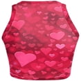 thumbnail image 4 of PENGXIANG Débardeur Femme Saint-Valentin Imprimé Cœur Sans Manches Court Décontracté Col Rond Rouge s, 4 of 5