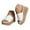 White, variant on Womens Platform Sandals Open Toe Cork Wedge Slides Orthopedic Chunky Casual Sumemr Shoes