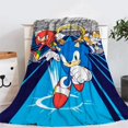 thumbnail image 1 of SONIC Anime Blanket, Cartoon Boys And Girls Blanket, Fleece Blanket, 3D Printing, 1 of 2