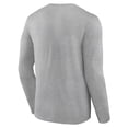 thumbnail image 3 of Men's Gray Gonzaga Bulldogs Basic Arch Long Sleeve T-Shirt, 3 of 3