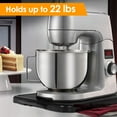 thumbnail image 4 of Ihvewuo Kitchen Caddy Sliding Tray Appliance Coffee Maker Slider Large Rolling Tray Under Cabinet 16.14*11.81in, 4 of 9