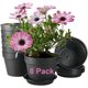 thumbnail image 1 of Macetas, Macetas De Exterior De 9,5 Pulgadas, Macetas Para Flores, Plantas De Serpientes, Violetas Africanas, Paquete De 5,11 Feliz Sencillez, 1 of 5