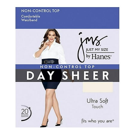- JMS Regular, Sheer Toe - 2X-4X Pantyhose 4-Pack