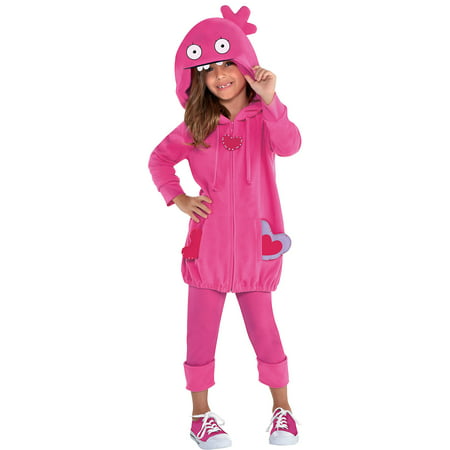 Party City UglyDolls Moxy Costume for Children, Size Small, Includes a Hoodie, Leggings, and Heart