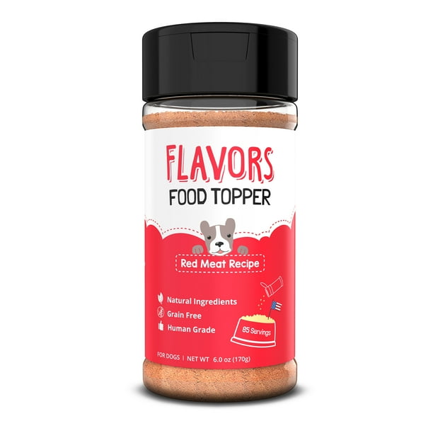 FLAVORS Food Topper for Dogs, Red Meat, 6-Ounce - Walmart.com - Walmart.com