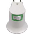 thumbnail image 2 of BETT LED Lamp E27 Stecker EU Typ Stecker Adapter Konverter fr Lampenfassung mit Ein/Aus Knopf (wei), 2 of 5