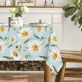 thumbnail image 4 of Spring Summer Tablecloth 60x60 Inch, Easter Daisy Blooming Floral Table Cover for Party Picnic Dinner Decor, 4 of 6