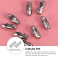 thumbnail image 3 of SHISUYAN Chaîne de Perles en Acier Inoxydable pour Bricolage Bijoux Argent Antirouille Réglable 2 Ensembles, 3 of 8