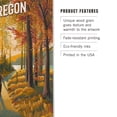 thumbnail image 3 of Oregon, Walk in the Woods, Day Hike Birch Wood Wall Sign (12x18 Rustic Home Decor, Ready to Hang Art), 3 of 5