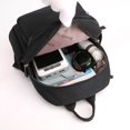 thumbnail image 4 of Mochila informal de moda para mujer, de color sólido, para estudiantes universitarios, de viaje, de gran capacidad, pequeña, 4 of 6