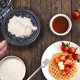 thumbnail image 3 of Electric Waffles Bubble Waffles Breakfast Cakes Egg Waffles Egg Waffles Bead Pans Mini Waffles, 3 of 5