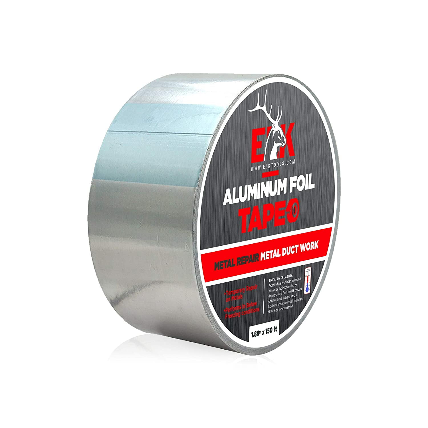 2.7 mil Silver HVAC 3M Aluminum Foil Tape 3381 1.88" x 50 yd Sealing and... 
